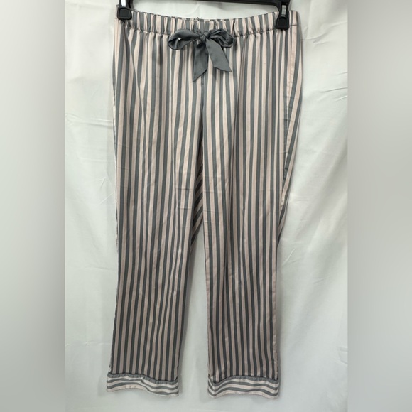 Victoria's Secret Gray and Pale Pink Striped Pajama Set - Picture 5 of 10